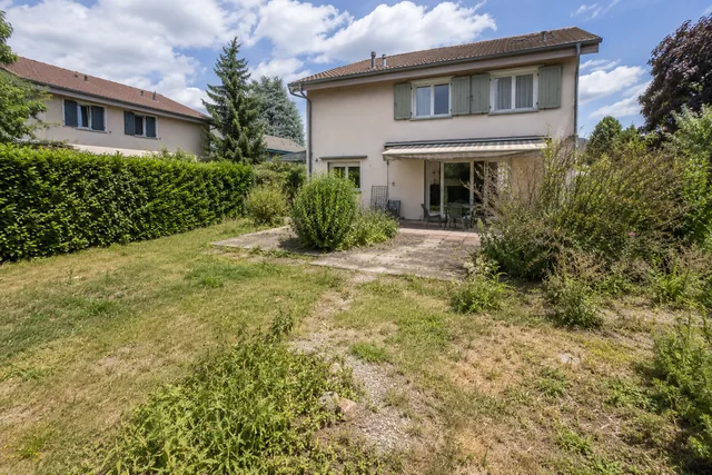 Real before photo of a landscaping site